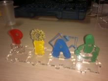 Slova od plexiglass,Zabranjeno pusenje, lasersko secenje,plaxiglass proizvodi o