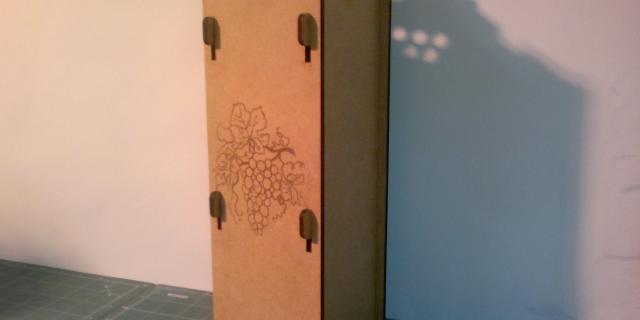 Kutija za vino,Lasersko graviranje, lasersko secenje, graviranje laserom,